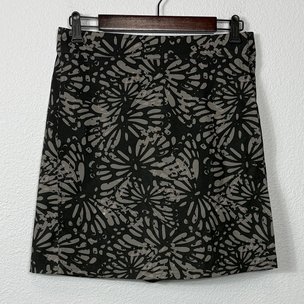 RipSkirt Hawaii SHIBORI‎ CHARCOAL Wrap Skirt